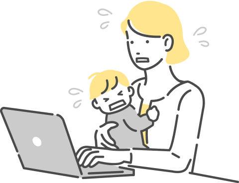 急な体調不良に対応する病院検索のイメージ